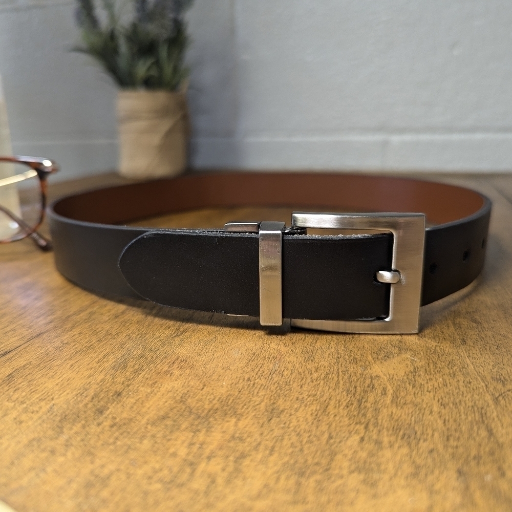 Reversible Black/Saddle Tan- Brown Belt XS Women (Youth M)